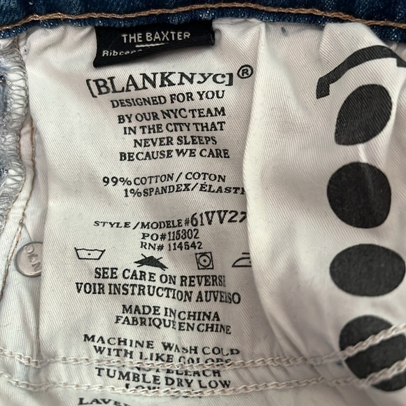 BlankNYC The Baxter Ribcage Straight Leg Button Fly Jeans - Picture 6 of 6